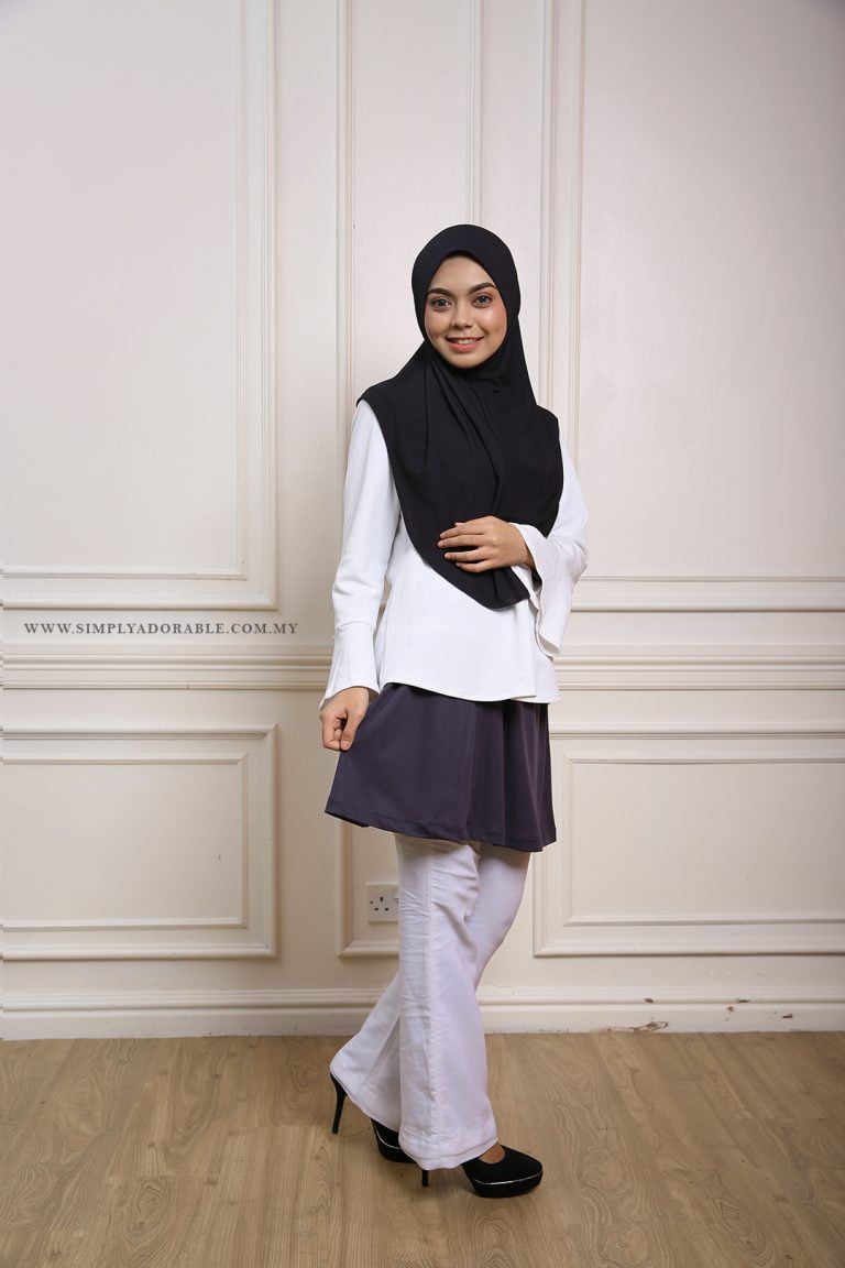 outer mini skirt for muslimah for sport