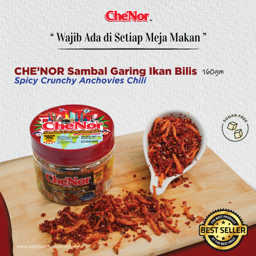 Che'Nor Spicy Crunchy Anchovies Chilli