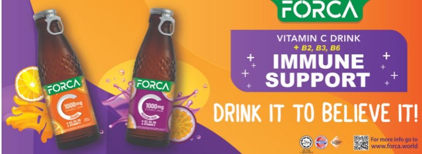 FORCA Vitamin C Flavoured Drinks