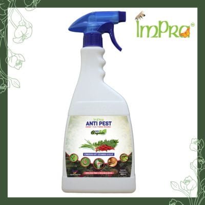 IMPRA Antipest Organic Pesticide & Fungicide - Insect Repellent (800ml) l Semburan Organik Penghalau Serangga untuk Tanaman -