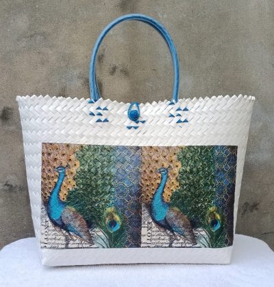 SARAWAK Premium Decoupage Penan Bag Handmade Tote Bag by The Rattan House